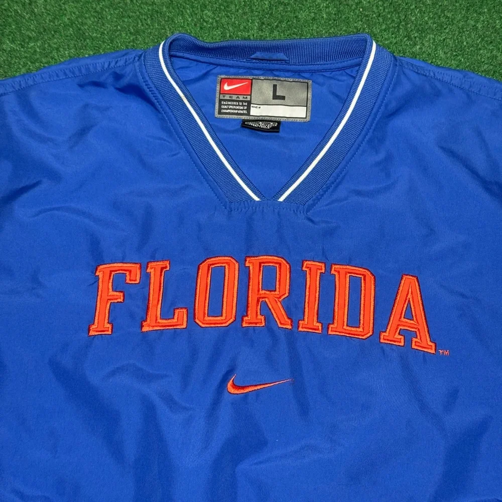 Vintage Florida Gators Nike Large College Center Swoosh Windbreaker Jacket